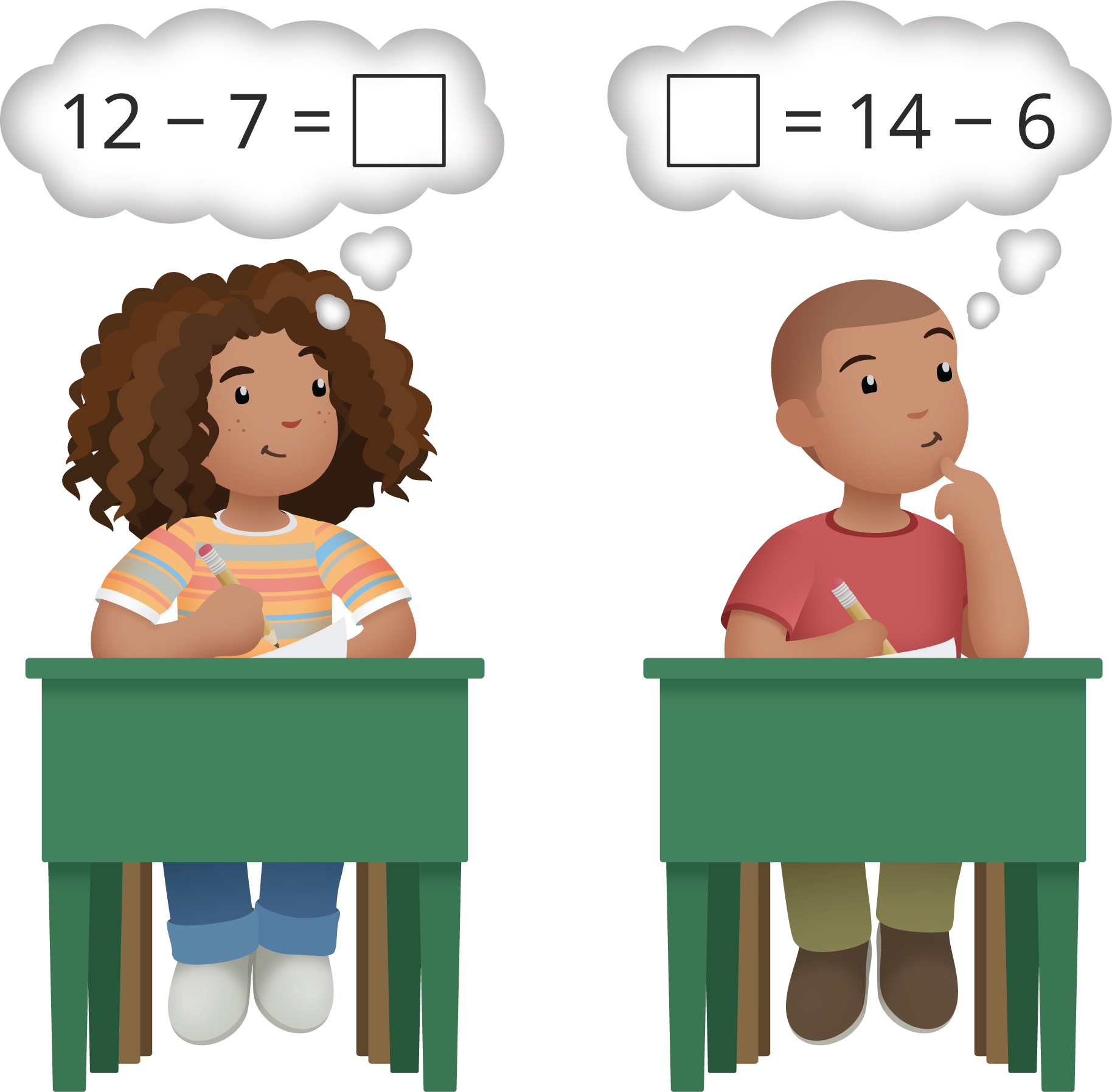 Students thinking