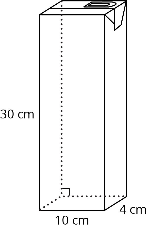 Prism. 10 by 4 by 30 centimeters.