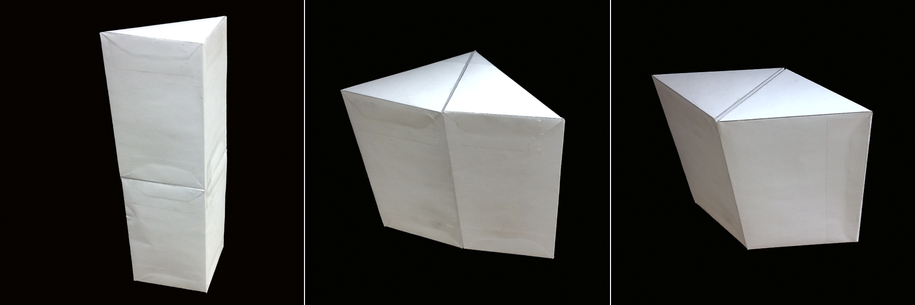 <p>Photographs of paper figures.</p>
