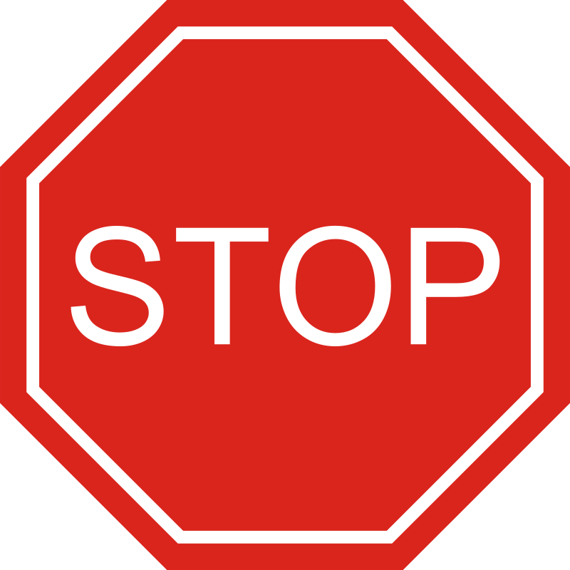<p>A stop sign.</p>
