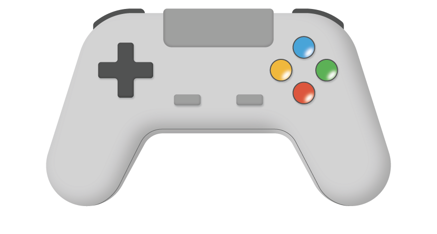 An image of a shrunken video game controller
