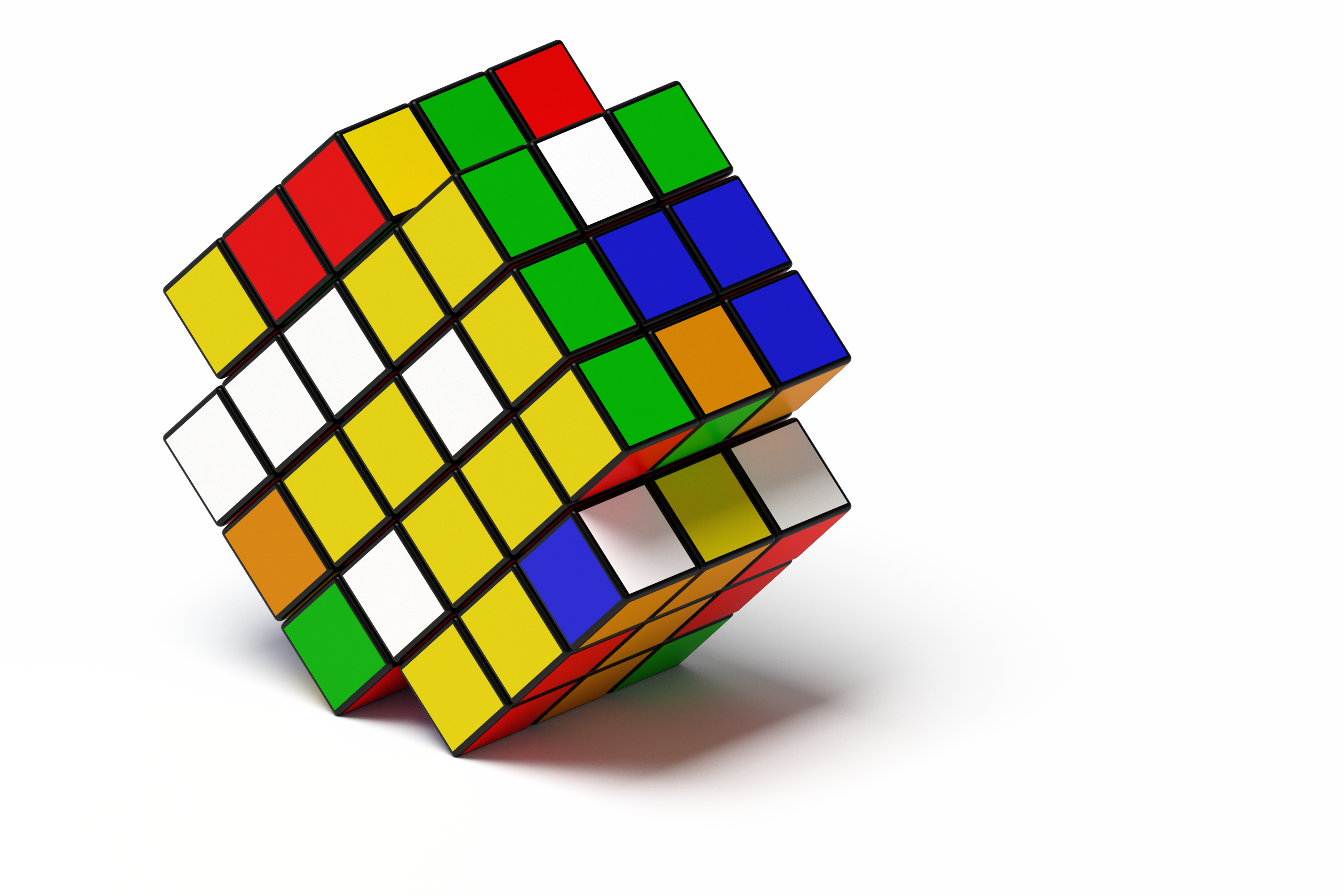 Figure made of cubes.