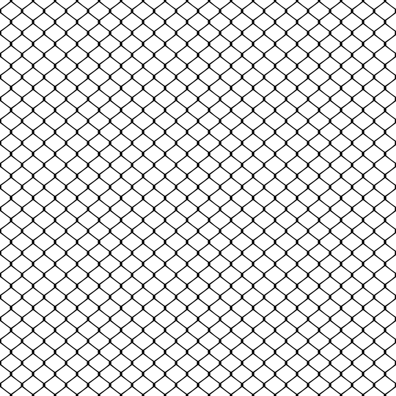 <p>Chain-link fencing.</p>
