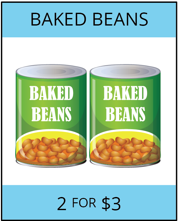 Image of an ad for baked beans.
