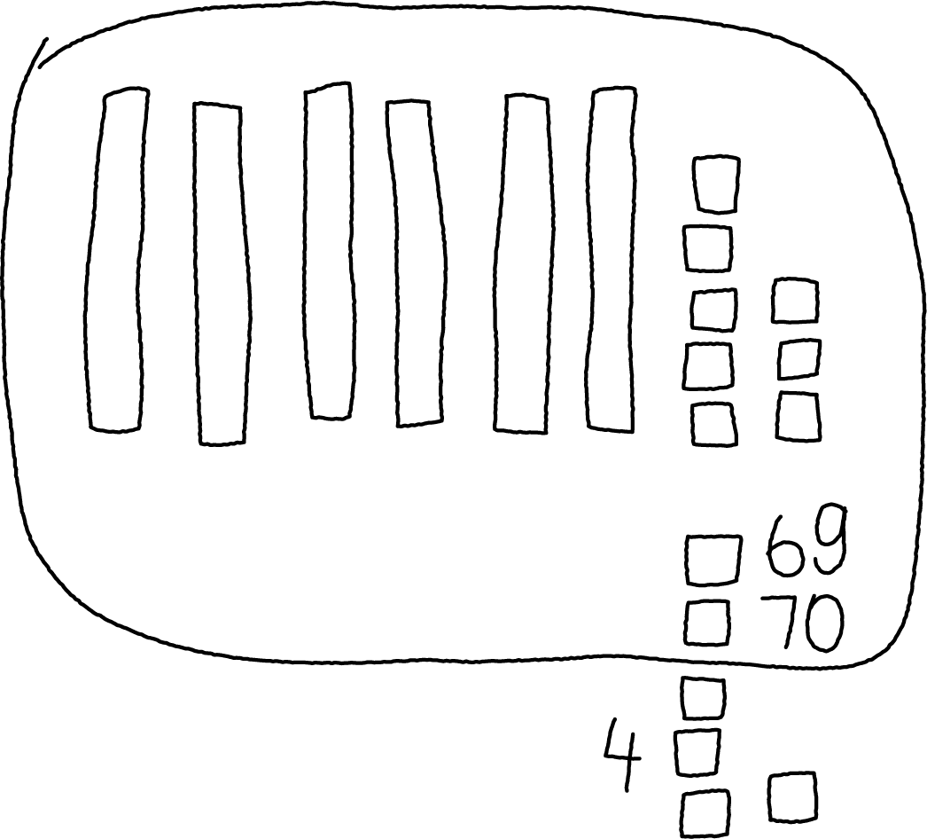 Base ten drawing.