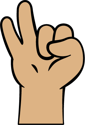 Fingers counting.