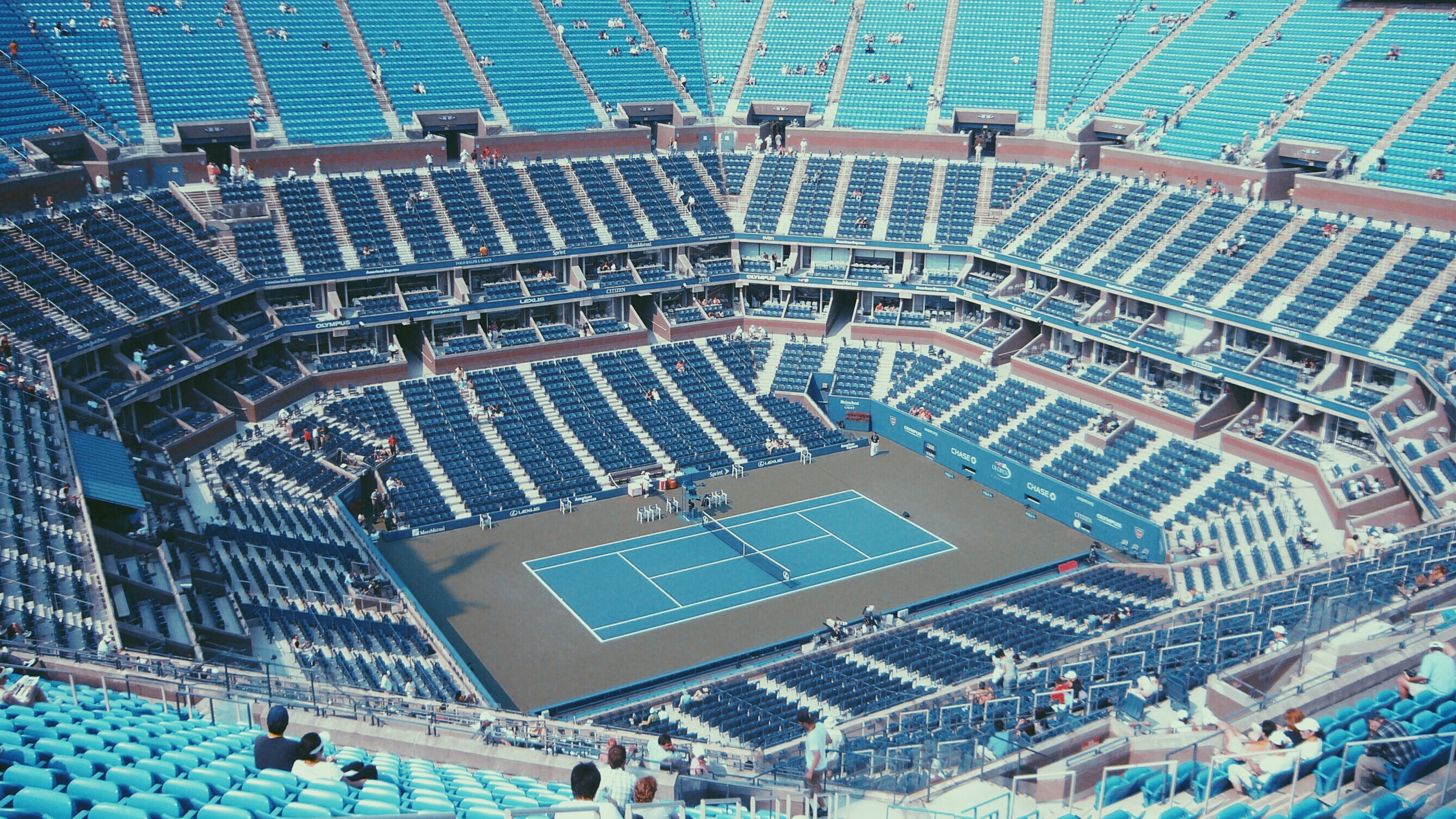 <p>Image of a tennis stadium.</p>
