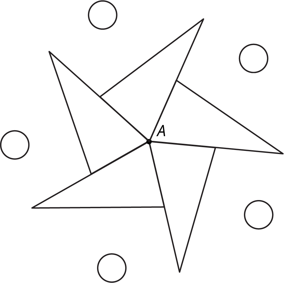 <p>Rotational symmetry figure.</p>
