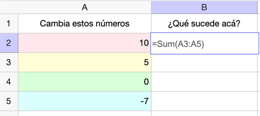 <p>A spreadsheet.</p>
