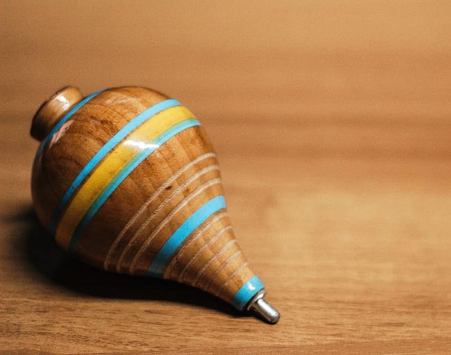 Mexican trompo (spinning top).
