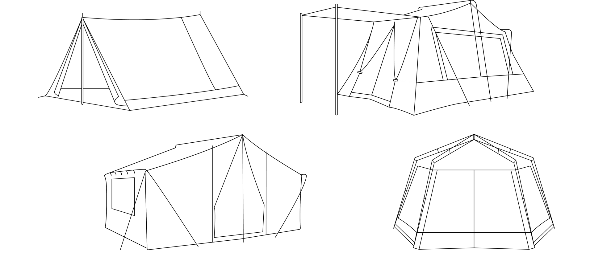 4 tent designs