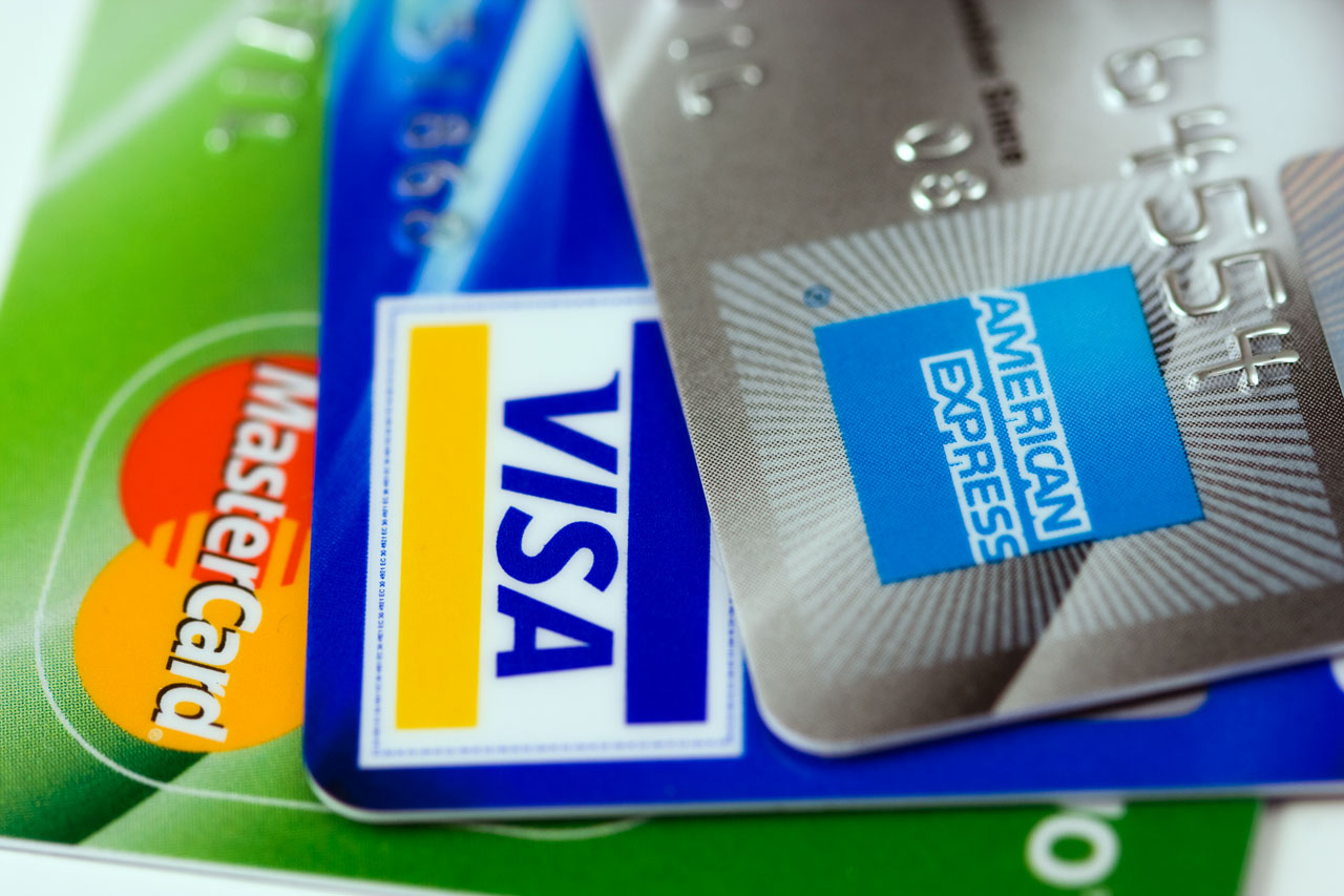 <p>Ends of credit cards.</p>

