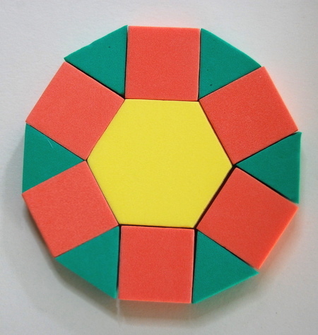 Pattern block shape.