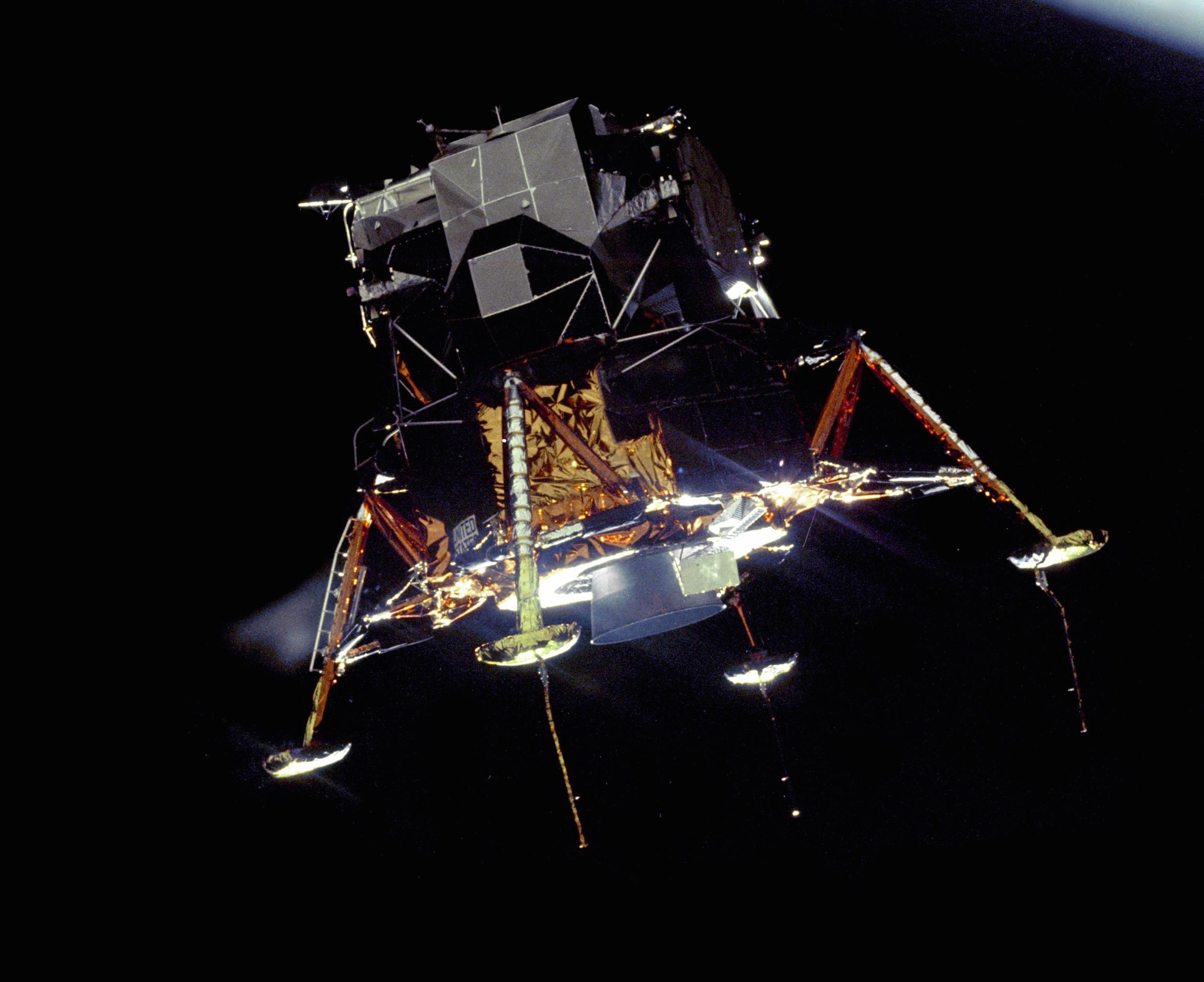 <p>A photograph of the Lunar Module.</p>
