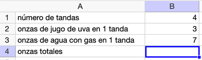 A spreadsheet.