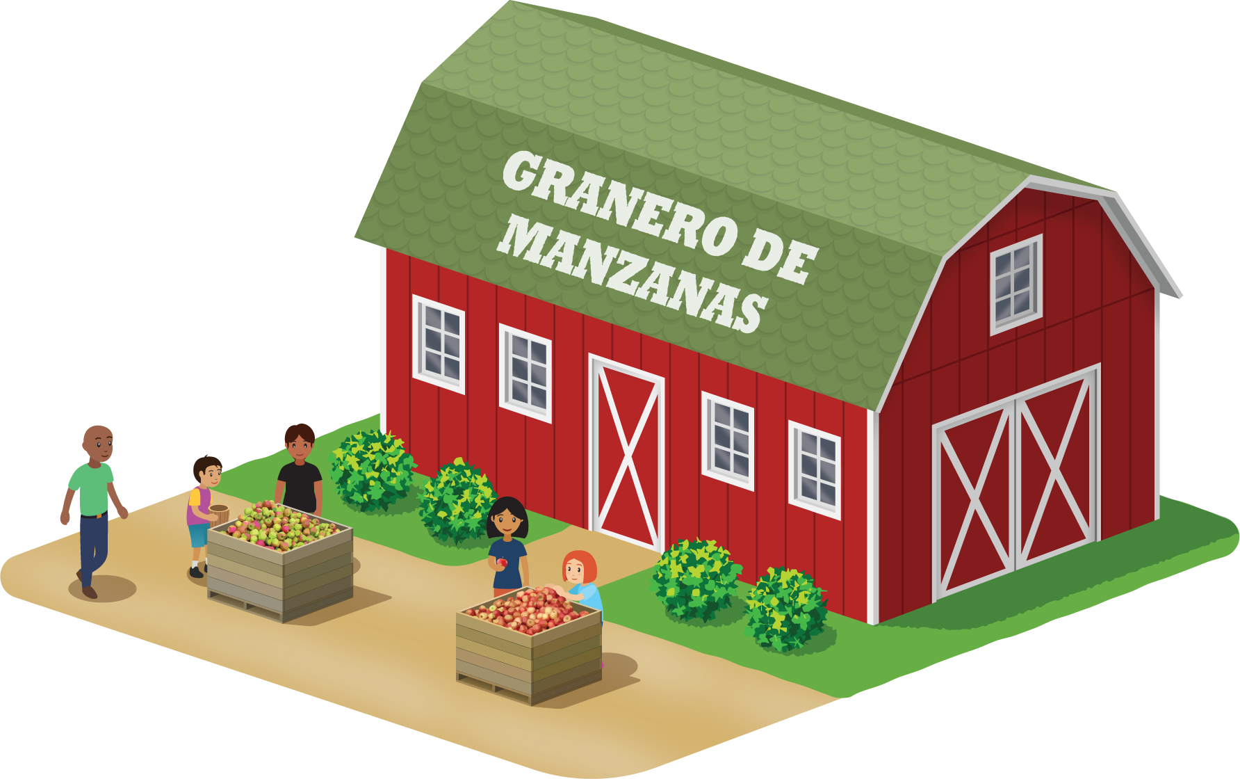 Apple barn.