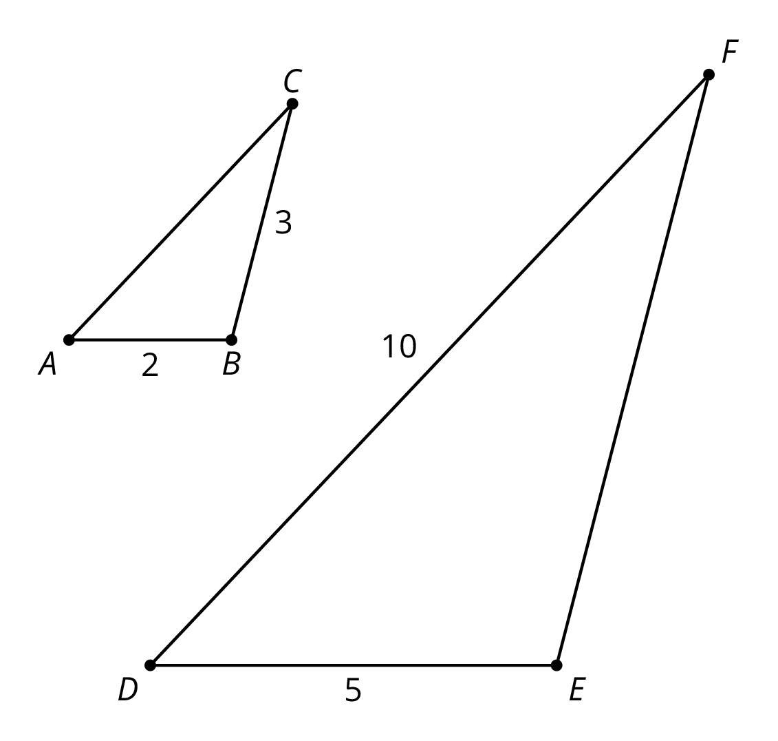 <p>Two triangles.</p>
