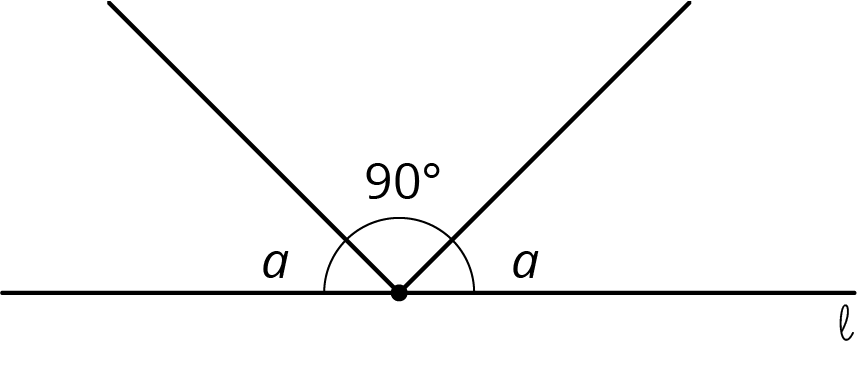 <p>Straight angle, split into 3 angles.</p>
