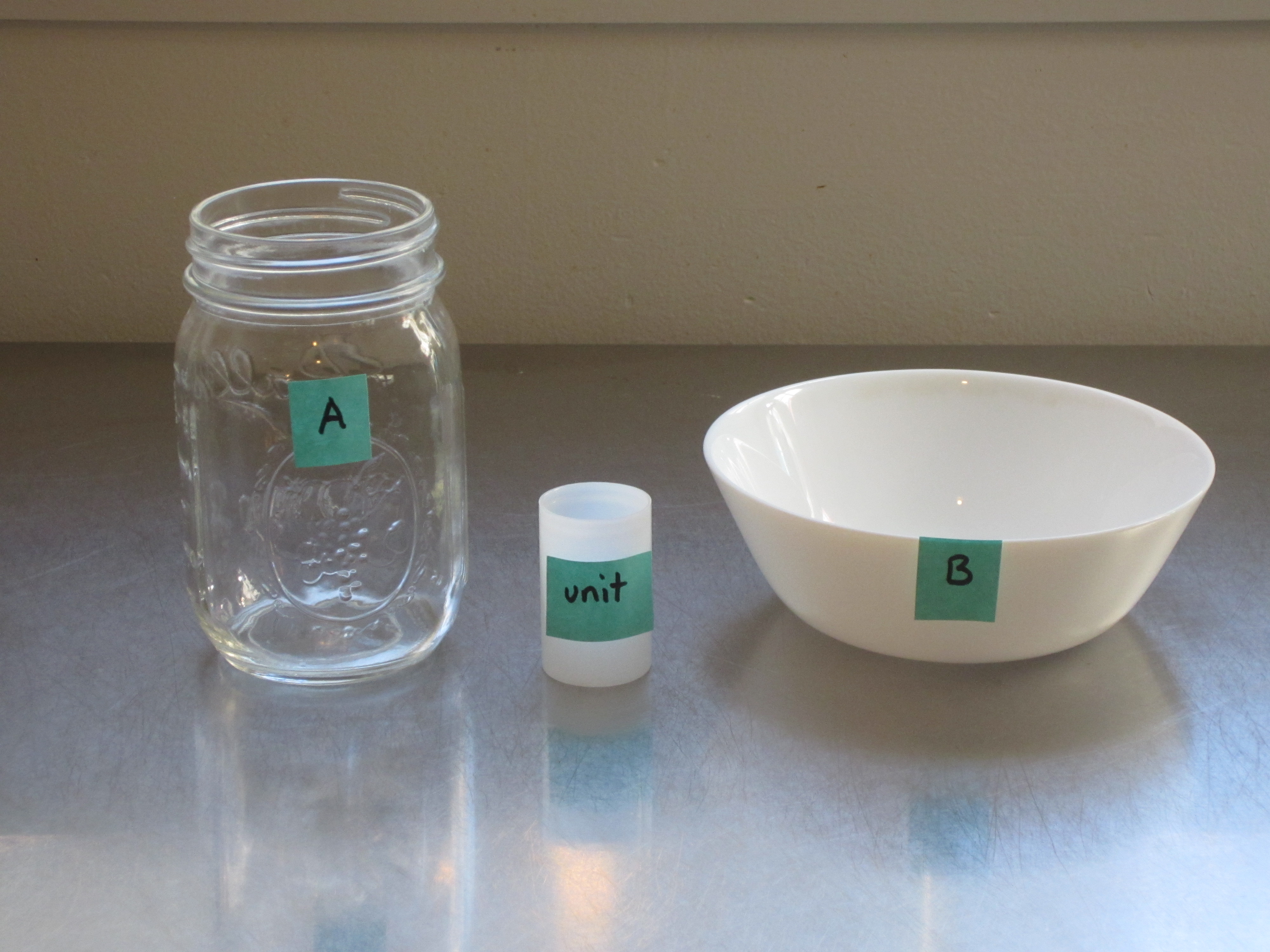 3 containers.