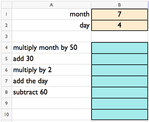 <p>A spreadsheet.</p>

