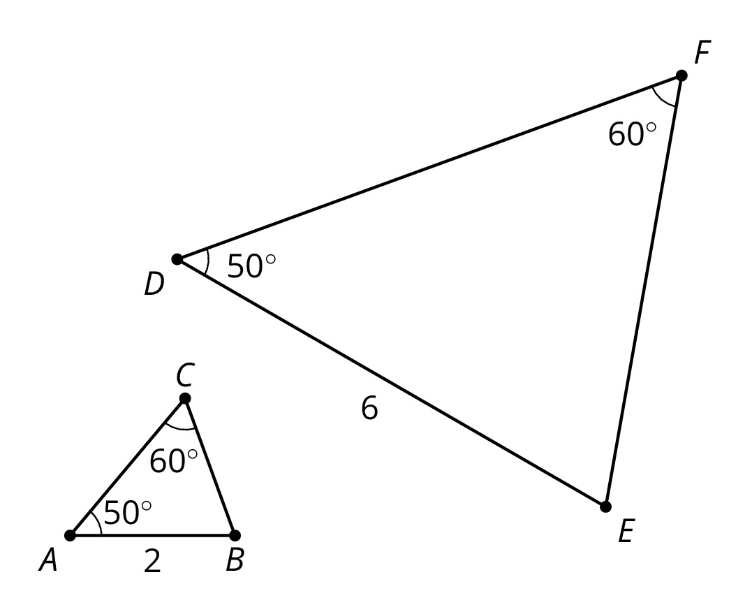 <p>Two triangles.</p>
