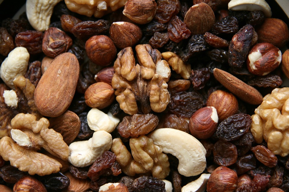<p>Close up of trail mix.</p>
