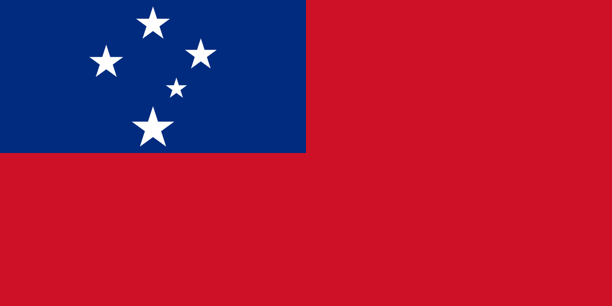 Image of Samoa's flag.