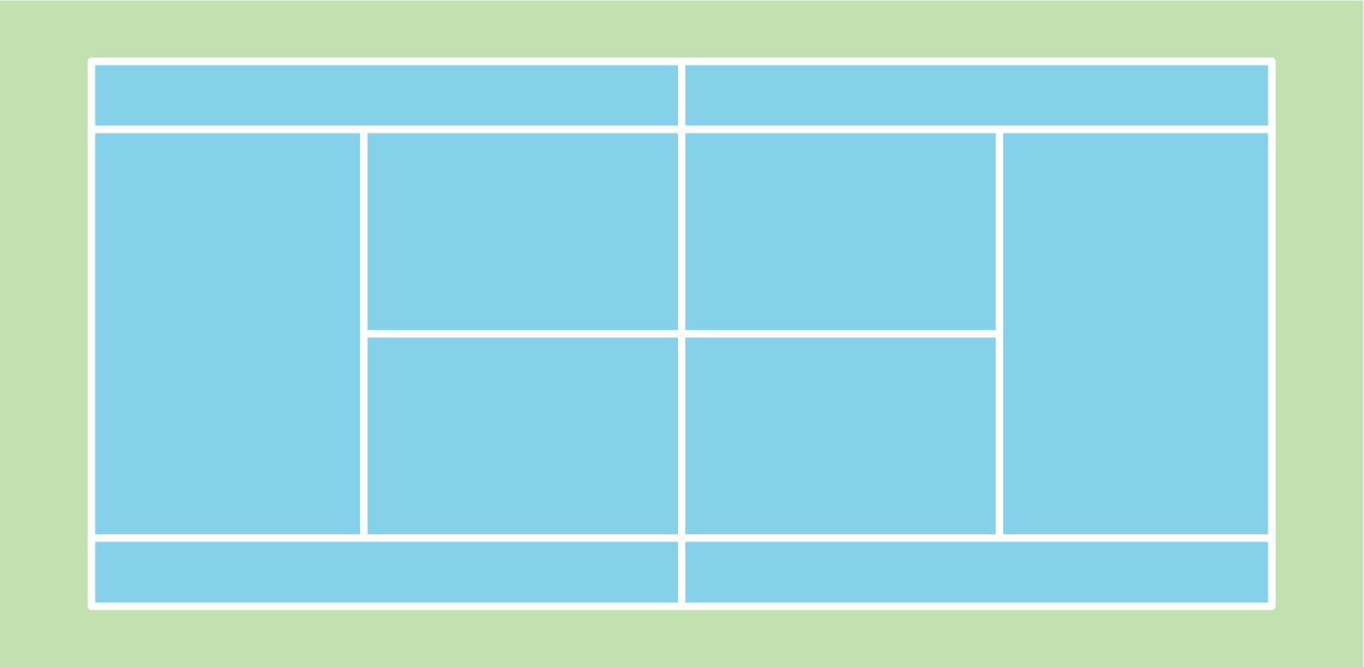 <p>Image of a tennis court from directly above.</p>
