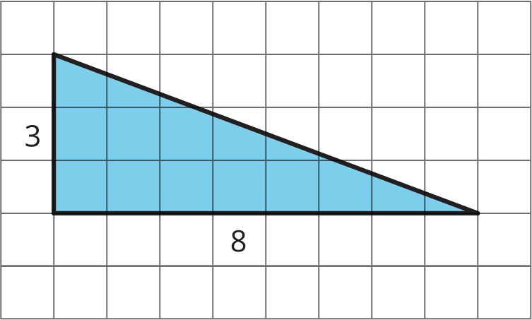<p>triangle on a grid</p>
