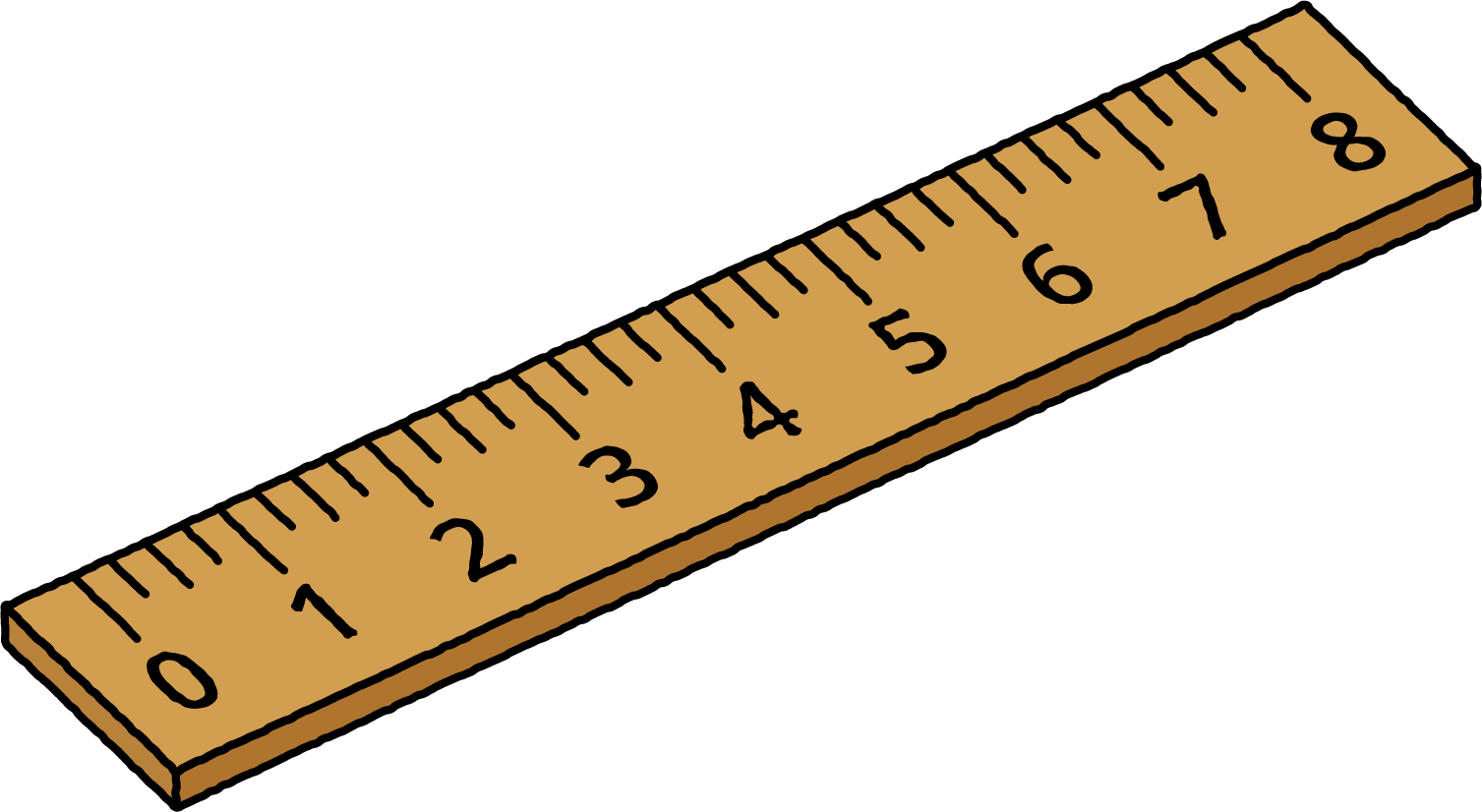 Illustration. A ruler.