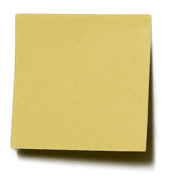image of a sticky note