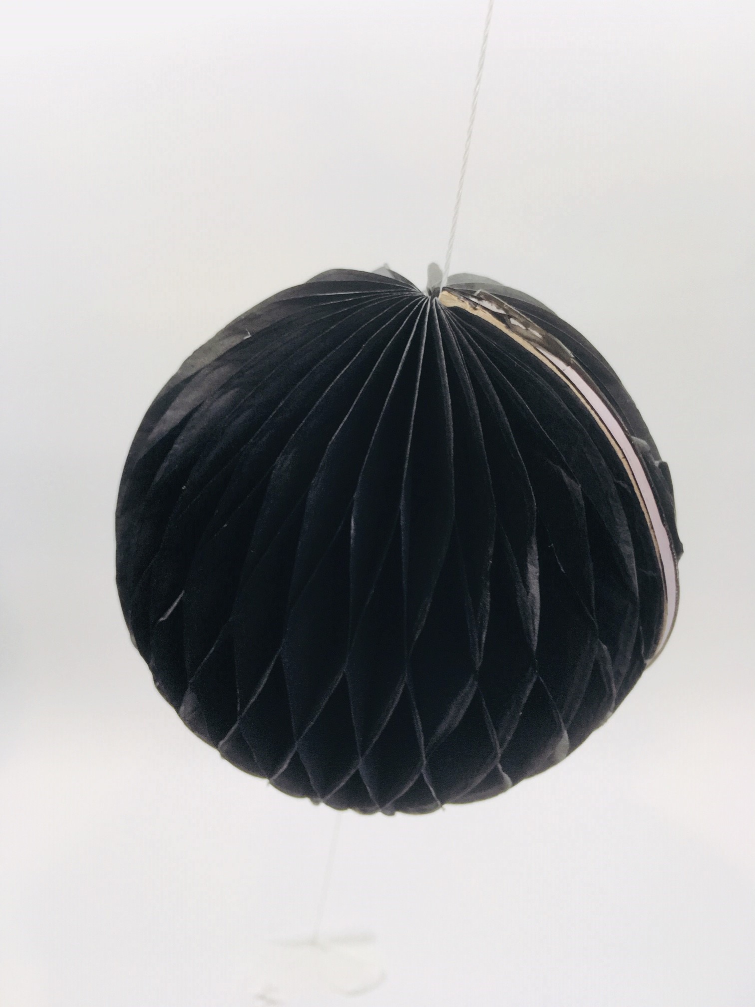 <p>Photograph of a spherical decoration </p>
