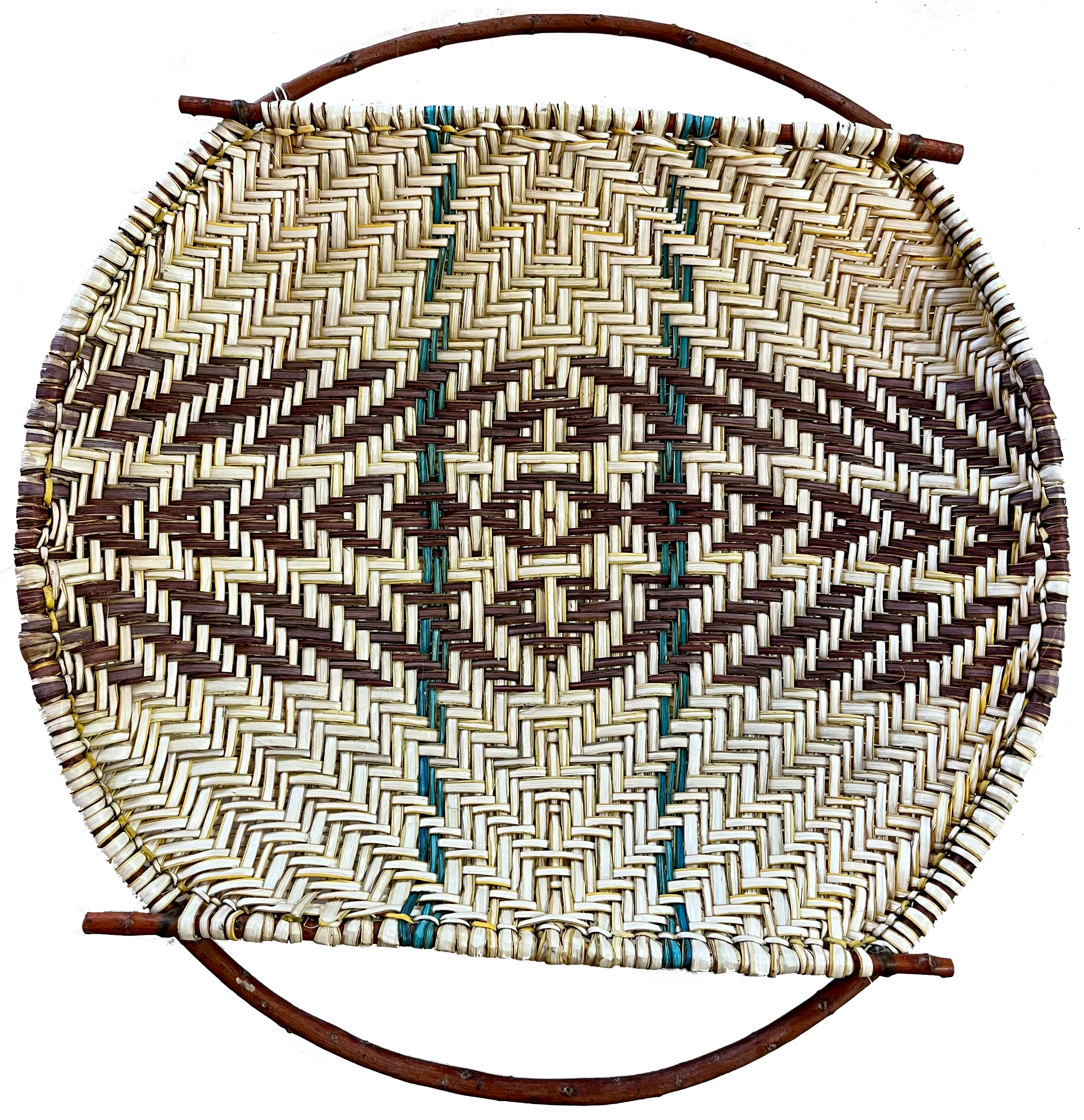 An image of a Hopi woven tray.