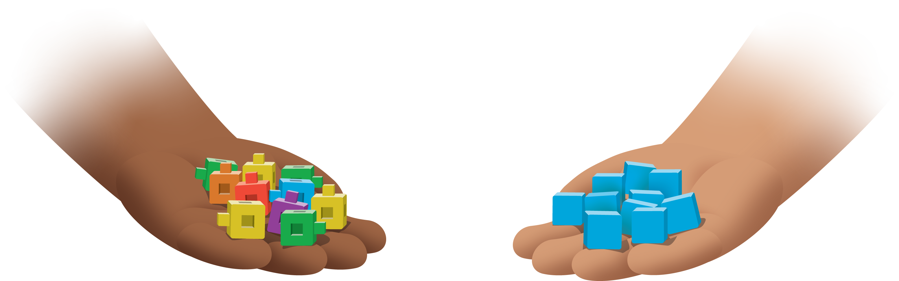 Center. Grab and Count.