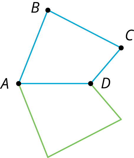 <p>Reflection of ABCD over AD.</p>
