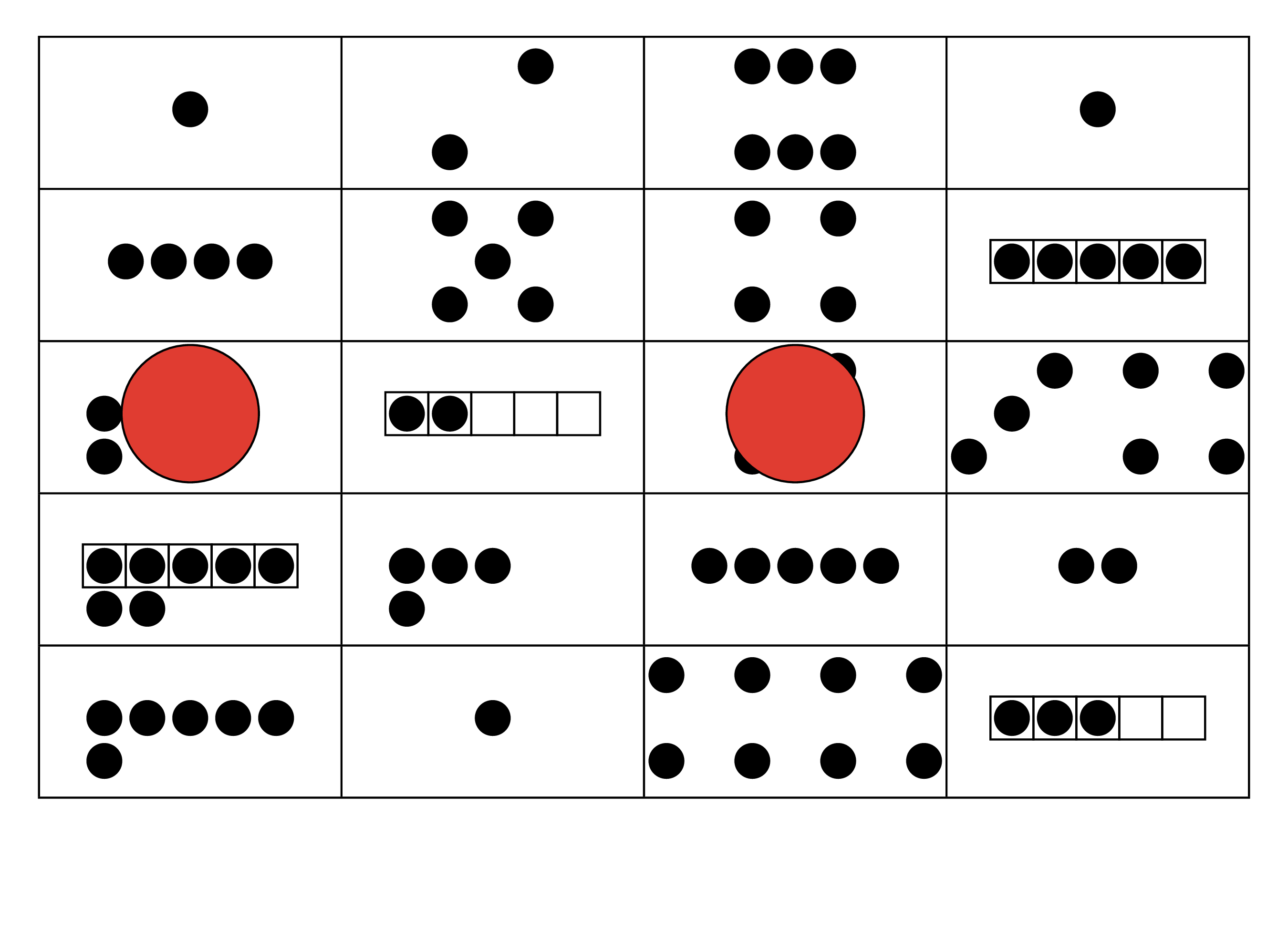 Center. Make or break apart numbers.