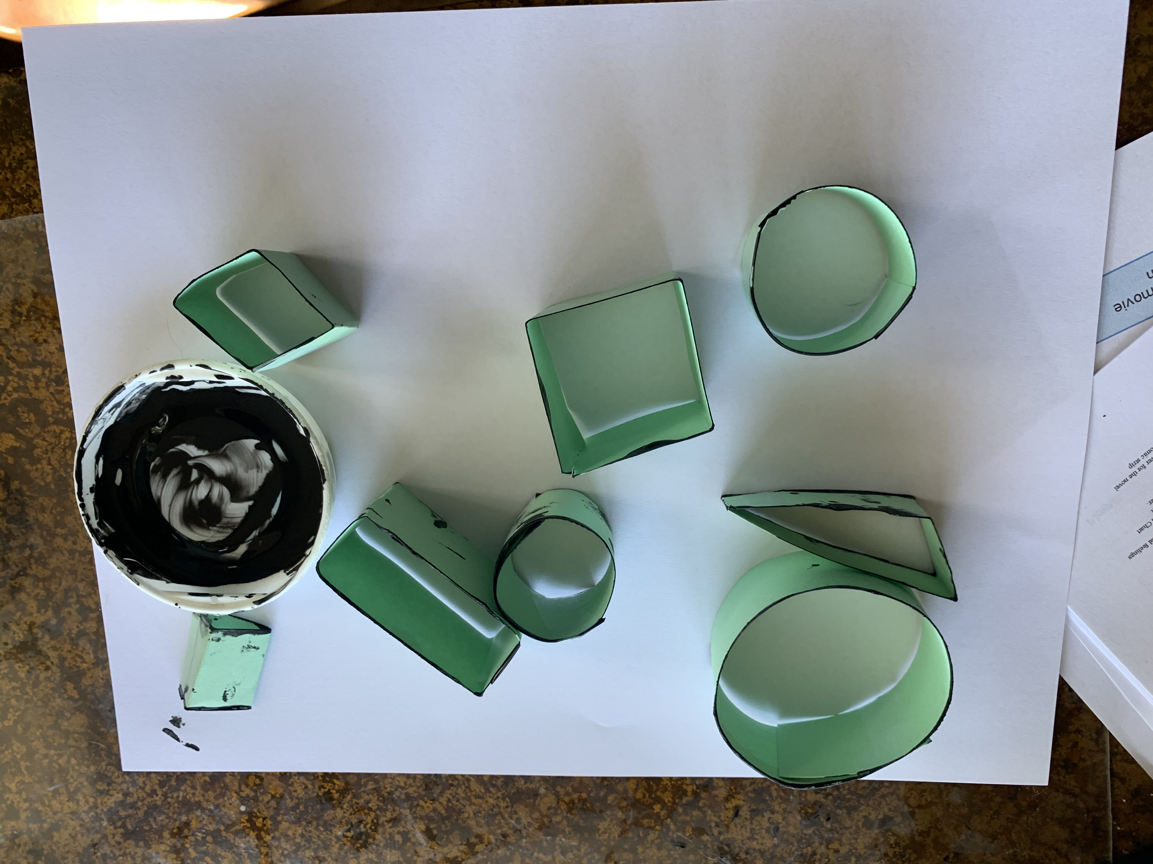 Photograph, stamp set. 