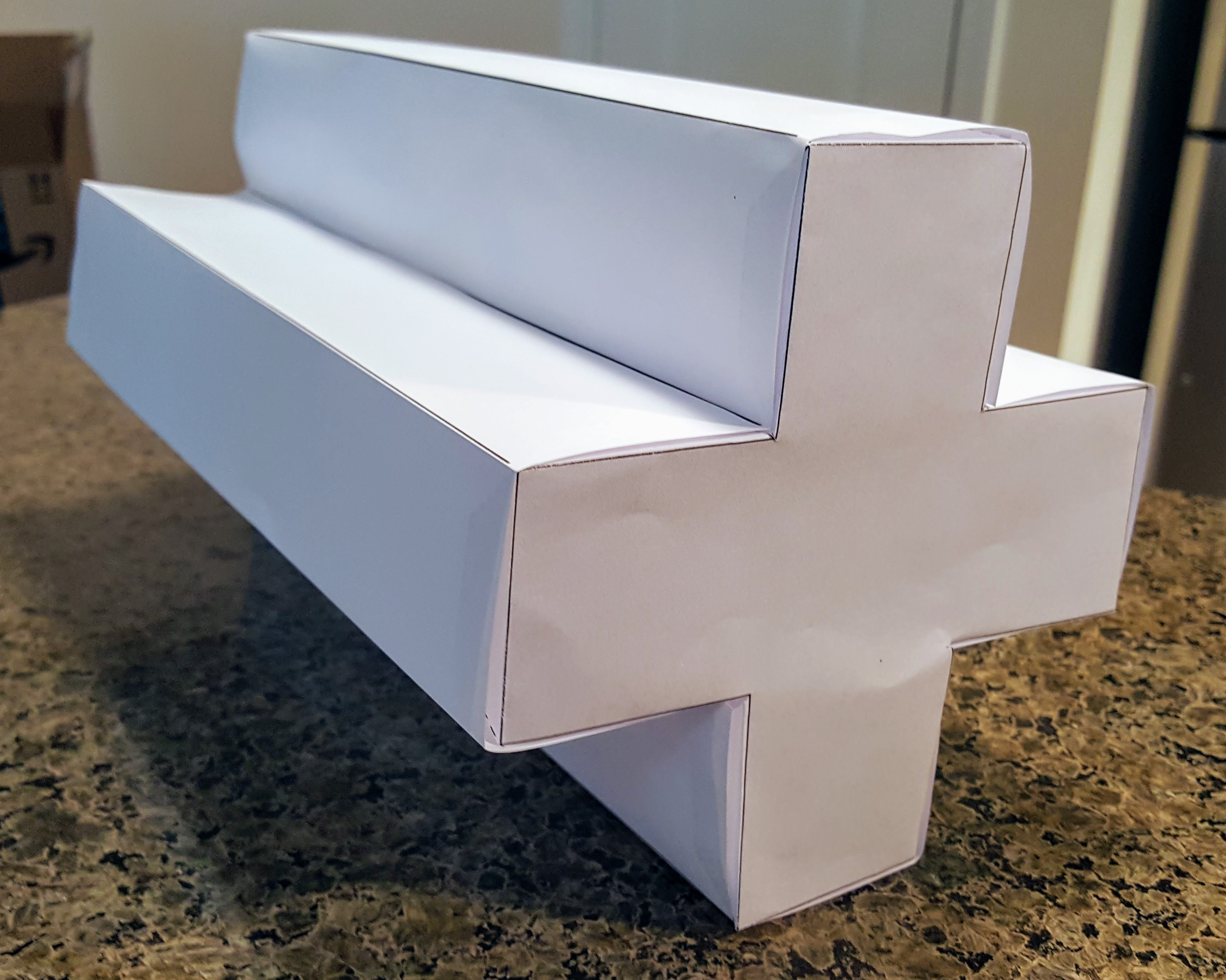 <p>A photo of a 3-dimensional figure construction.</p>
