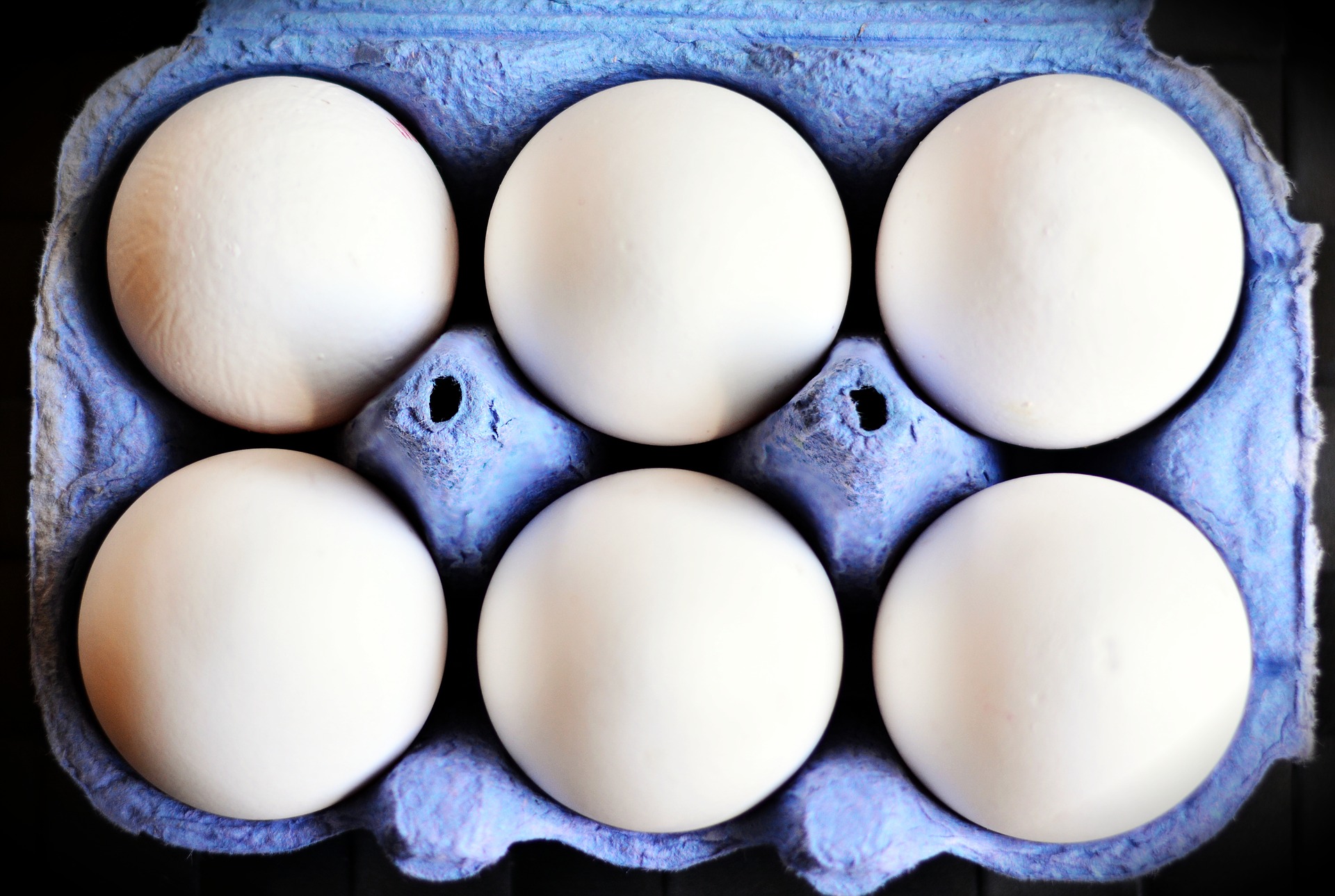 Array. Two rows of 3 eggs.